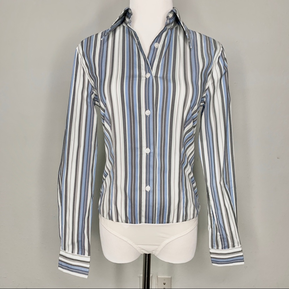 VICTORIA’S SECRET Dress Shirt Bodysuit
